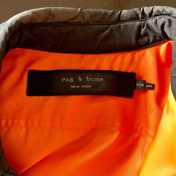 Rag & Bone Mallory camo down puffer shirt jacket—medium - Picture 6 of 6